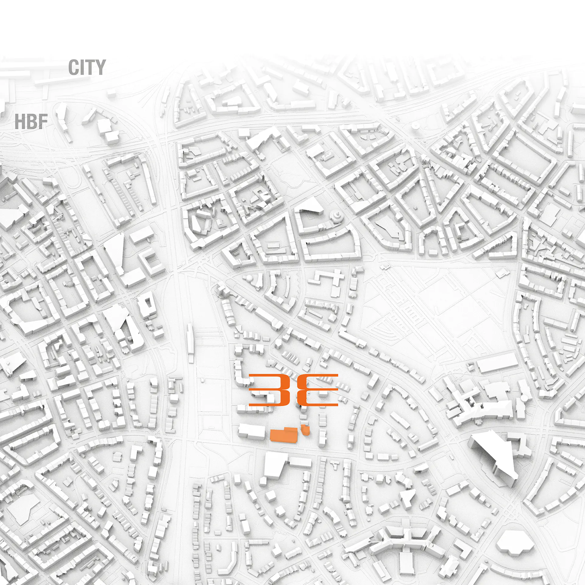 Essen City 3D Karte